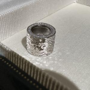 Pendentif en argent pur S925, style vintage, design de niche CNC, luxe léger, pendentif en glace pilée, connectivité routière, pour bagues de mode - Product Image 3