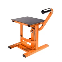 Support de réparation portable pliable en acier pour moto, avec chaîne de nettoyage, réglable en hauteur, pour motos tout-terrain et motos classiques