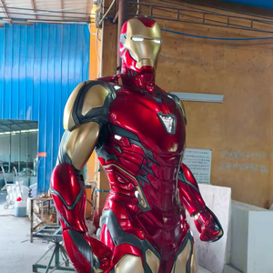 Statua in Resina di Fibra di Vetro da Collezione <span class=keywords><strong>Marvel</strong></span> Avengers, Iron Man Mark 85 a Grandezza Naturale 1/1 con Guanto dell'Infinito e Decorazione LED - Product Image 5