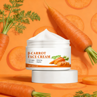 Crème hydratante anti-âge raffermissante et éclaircissante au rétinol biologique naturel, vitamine B et carotte pour le visage
