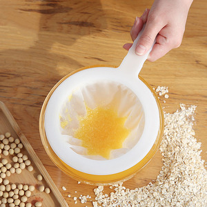Soy Milk Filter Reusable <b>Plastic</b> Fine <b>Mesh</b> Strainer For Juicing And Food Residue Removal - Product Image 1