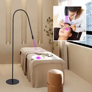 UV LED Lamp For Lash Extensions UV Lash Lamp With Floor Stand For Curing UV Eyelash Glue For Salon