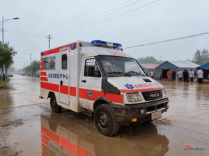 Ambulance diesel tout-terrain robuste 4x4 pour opérations de sauvetage en montagne et en forêt - Product Image 4