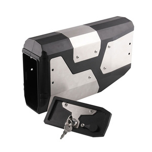 Caja de herramientas para almacenamiento de motocicletas, caja lateral de aleación de aluminio de 300mm x 220mm para actualización y uso general - Product Image 4