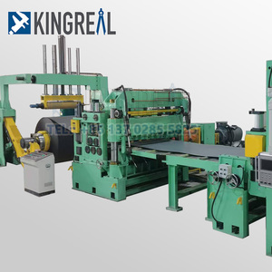 KINGREAL Genaues Schneiden auf Länge Linie Verzinkter Stahl Weißblech spule Auf Länge geschnittene Linie Metallplatte Blaking Line Scher maschine - Product Image 5