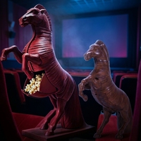 Seau à Popcorn Cheval de Troie, Ornement de Collection, Conte Mythologique Grec Ancien, Nouveau Film L'Odyssée, Décoration de Bureau à Domicile, Souvenir