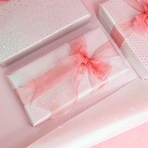 Factory Wholesale Custom Christmas Birthday Luxury <b>Paper</b> Roll 43cm X 300cm <b>Wrapping</b> <b>Paper</b> for Packaging - Product Image 3