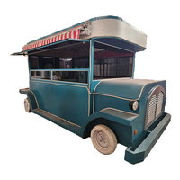 Chariot alimentaire électrique Jus de fruit Café Van Mobile Cuisine Pizza Candy Cart Ice Cream Shop Taco Hot Dog Truck Bus Food Truck