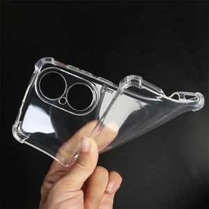 Funda transparente a prueba de golpes para teléfono móvil Huawei, protector transparente de 1,5mm para teléfono móvil Huawei <span class=keywords><strong>Honor</strong></span> X30/<span class=keywords><strong>X90</strong></span>/Magic4 Lite 5G Nova 3i 5i Mate 20 Pro - Product Image 2