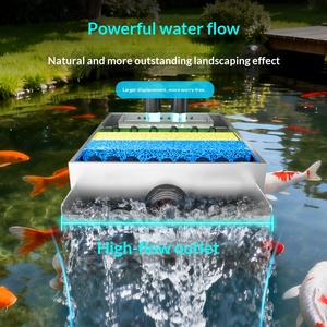 Sistema de Filtración de Agua Automático Inteligente de Acero Inoxidable para Estanques Industriales Modernos, Equipo de Filtración y Circulación de Agua para Exteriores, para Peces <span class=keywords><strong>Koi</strong></span> - Product Image 4