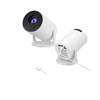 Mini projecteur LED portable M5 avec support pour téléphone portable, facile à utiliser pour le home cinéma, les enfants, 50 lumens ANSI, cadeaux