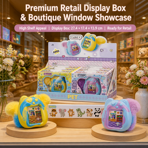Mini animal de compagnie électronique virtuel avec écran couleur, jeu portable <span class=keywords><strong>Cyber</strong></span> Pet avec porte-clés peluche, vente en gros - Product Image 4