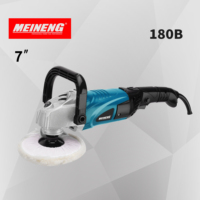 Polisseuse électrique filaire ENUM 2000W 180mm 11000 tr/min avec poignée longue de 7 pouces pour le detailing automobile, le polissage des métaux et la finition des surfaces