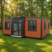 Maison mobile modulaire préfabriquée extensible Suihe modèle 0206, 2 chambres, design moderne et respirant, pour usage résidentiel ou bureautique