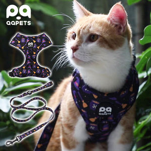 애완 동물 고양이와 개를 위한 중국 공장의 품질 폴리에스터 <span class=keywords><strong>H</strong></span> 하네스 할로윈 맞춤 빠른 배송 - Product Image 1