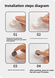 Etiquetas Adhesivas Personalizadas con Logotipo para Palas de Pickleball, Pegatinas Láser para Empuñaduras de Palas de Pickleball, Diseño de Logotipo Personalizado - Product Image 3