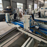 Ligne de machines de soudage et de nettoyage des coins CNC pour cadres de fenêtres UPVC, pour la fabrication de fenêtres de luxe en série