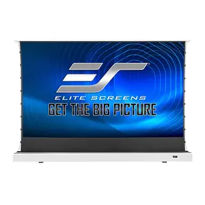 Elite FTE150UH2-CLR3 3D 4K cbspALRプロジェクションスクリーン用電動フロアリフティング150インチ16:9プロジェクタースクリーン