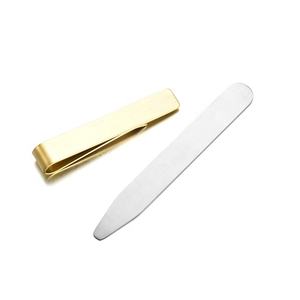 義烏Aceonステンレス鋼カスタムサイズメンズ父の日ブランクジュエリー<span class=keywords><strong>DIY</strong></span>刻印パーソナライズされたブラッシュドカラーステイタイクリップ - Product Image 3