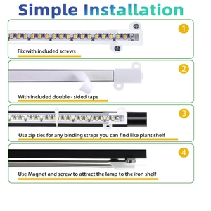 Plantes d'intérieur <span class=keywords><strong>Lampe</strong></span> Phyto USB à spectre complet Minuterie à intensité variable Plante de légumes Lumière de culture <span class=keywords><strong>LED</strong></span> pour plantes d'intérieur - Product Image 6