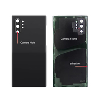 Cache-batterie arrière en verre en gros pour Samsung Note 10 Plus avec lentille – Pièces de rechange pour panneau arrière et boîtier