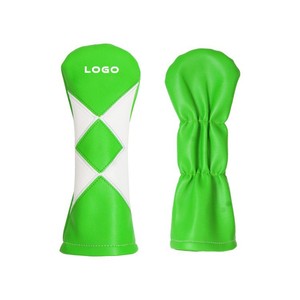 <b>Golf</b> Club Head Covers Argyle Pattern PU Material Durable 1 3 5 Size For <b>Golf</b> Clubs - Product Image 2