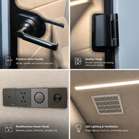 Cabine Acoustique de Confidentialité en Verre pour Bureau, Pod Mobile pour Hôtel, Ventilation, Design Moderne, Éclairage LED, Garantie 3 Ans, Construction en Acier pour Bureaux