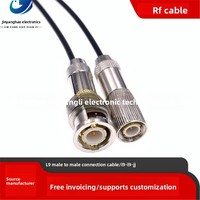 Cable BNC macho a L9 macho RF, Cable de alimentación de, comunicación DDF, transceptor óptico E1, accesorios de conector de Cable de 2M