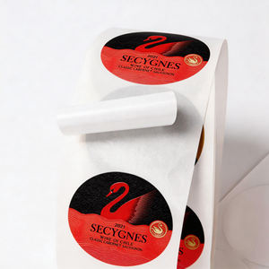 Autocollants ronds personnalisés de haute qualité, écologiques, durables, imperméables, avec une forte adhérence et une forme personnalisée - Product Image 3