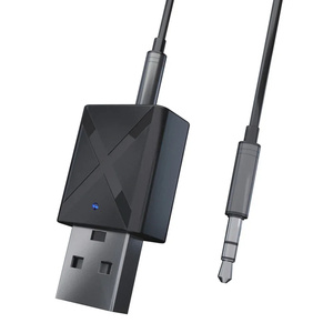 คุณภาพสูง 2 ใน 1 บลูทูธ 5.0 อะแดปเตอร์เสียงตัวรับสัญญาณ USB เครื่องส่งสัญญาณ 3.5 มม.AUX ไร้สายตัวเชื่อมต่อเสียงสำหรับ PC TV หูฟัง - Product Image 3
