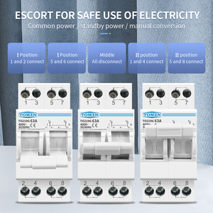 TOMZN <span class=keywords><strong>2P</strong></span> <span class=keywords><strong>40A</strong></span> 63A MTS 듀얼 파워 수동 전환 절연 스위치 인터록 회로 차단기 - Product Image 5