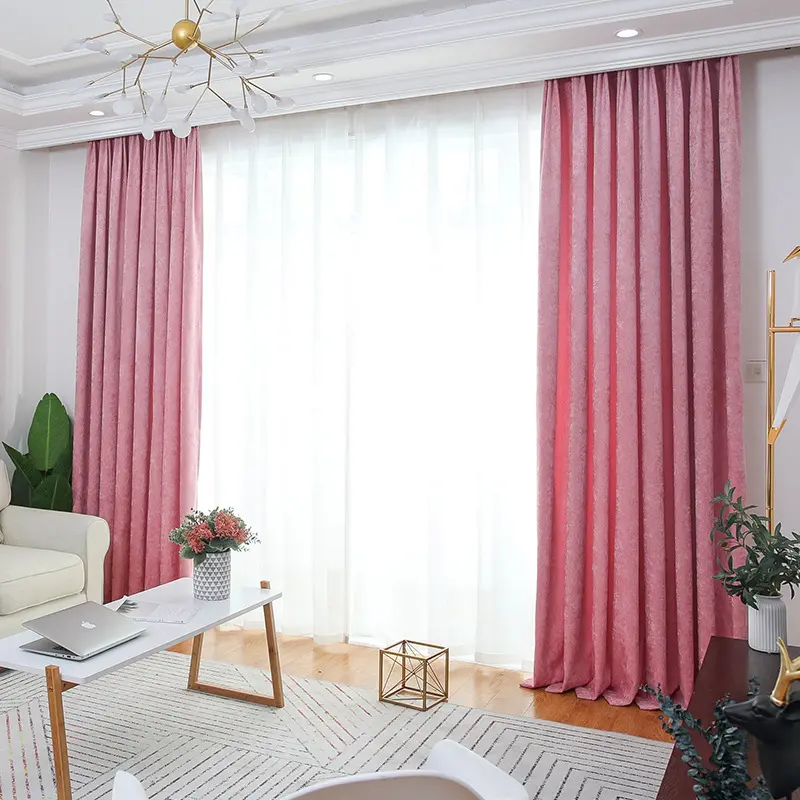 Factory Manufacture Home and Hotel Project Fancy Window Blackout Curtain
