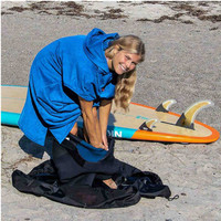 Meilleur tapis de changement de combinaison de plongée portable à monter sur véhicule et sac de rangement suspendu pour la plongée, la natation, le surf et le triathlon (tissu Oxford 600D)