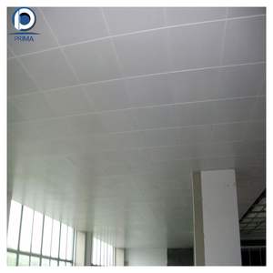 Baldosas de <span class=keywords><strong>techo</strong></span> integradas Optima, placa de fuelle de aluminio aislante de calor absorbente de sonido para edificios de oficinas escolares directos - Product Image 1
