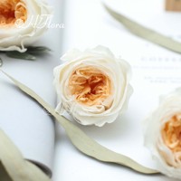 Roses d'éternité finies conservées Austin Roses tête de fleur fête de mariage pour les occasions de noël fleur immortelle