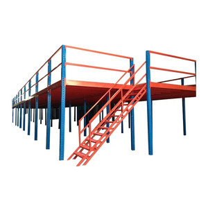 多層式屋外中二階スチール構造倉庫ラック用床 - Product Image 1