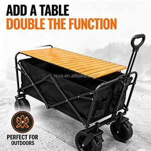 <span class=keywords><strong>Chariot</strong></span> pliable OEM avec roues <span class=keywords><strong>de</strong></span> 7,5 cm, étanche, grande capacité 150-200L, pour outils industriels, camping et pique-nique - Product Image 1