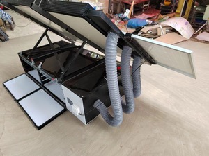 Secador Solar Comercial AMS-40 con Motor de 2.2Kw para Deshidratación de Frutas y Verduras - Product Image 3