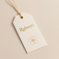 Étiquettes suspendues personnalisées en papier offset et papier kraft pour vêtements avec logo, étiquettes en carton, impression offset