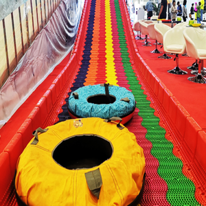 Conception et réalisation de toboggan arc-en-ciel pour aire de jeux, conception et réalisation de parc d'aire de jeux, toboggan arc-en-ciel pratique pour les sports commerciaux - Product Image 1