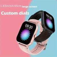 Reloj Inteligente SENBONO ZL54CJ Multifunción para Mujer con Llamadas BT, Rastreador de Actividad Física, Resistente al Agua, Cuadrado para Hombre para IOS y Android