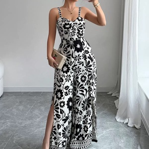 <span class=keywords><strong>Tuta</strong></span> da donna Sexy alla moda Sexy <span class=keywords><strong>tuta</strong></span> da donna estiva con stampa a schiena bassa - Product Image 5