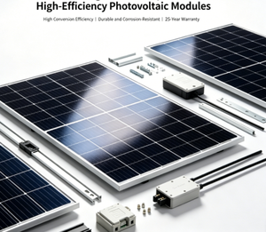 แผงโซลาร์เซลล์โมโนคริสตัลไลน์ประสิทธิภาพสูง 400W-600W สำหรับใช้ในบ้านและเชิงพาณิชย์ - Product Image 3