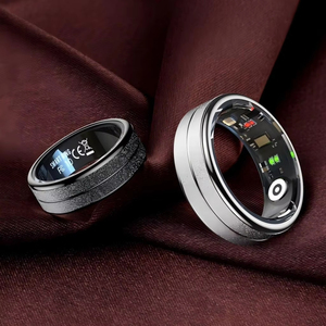 Vente flash - Bague intelligente en acier inoxydable R04S - Utilisation de 5 à 7 jours - Surveillance de la fréquence cardiaque et de l'oxygène sanguin <span class=keywords><strong>24h</strong></span>/24 - 7 tailles disponibles - Expédition rapide - Product Image 1