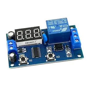 DC 12V Time Relay Module Digital Display Trigger Cycle Time Delay Relay Module Board