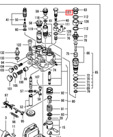 Untuk y anmar  Mesin Diesel  3TNV82A 4TNV88 Sambungan, Pipa Overflow Prefiks 158601-51650