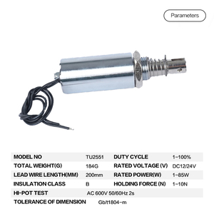 12V Điện Áp Thấp Dc Động Cơ Tiếp Sức Thủy Lực Khí Nén Phụ Kiện Điện Actuated Tuyến Tính Đẩy Kéo Thiết Bị Truyền Động Điện Từ - Product Image 2