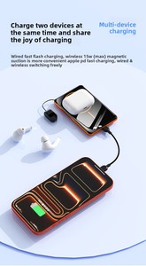 Cargador Inalámbrico Magnético, Banco <span class=keywords><strong>de</strong></span> Energía con Cable Integrado, Carga sin Contacto, 5000mAh 10000mAh para Teléfono Móvil - Product Image 6