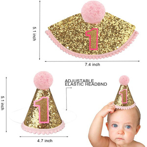 Decorazioni per feste di <span class=keywords><strong>compleanno</strong></span> bambini bambino <span class=keywords><strong>1</strong></span> <span class=keywords><strong>anno</strong></span> <span class=keywords><strong>compleanno</strong></span> Baby Shower ragazzo ragazza <span class=keywords><strong>1</strong></span> ° <span class=keywords><strong>compleanno</strong></span> cappello corona - Product Image 5