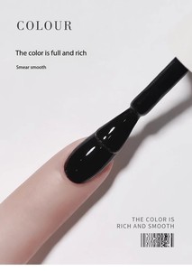 Professional UV Gel <strong>Polish</strong> Super <strong>Black</strong> and White Nail Art Supplies Factory Wholesale with Private Label - Product Image 3